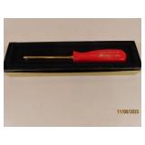 vintage SNAP ON ComplimentsOf boxed Screwdriver