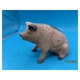 Cast Iron 5" PIG Coin Bank FullBody