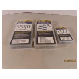 (3) New sealed Packs Screws/Nuts/Hardware Packs