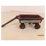 Cast Iron 4.5" LITTLE RED WAGON figure 1of2