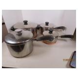 4pc classic RevereWare Stainless Kitchen Pots