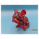 Incandescent Carnival 2.5" BULLDOG Glass WM Figure