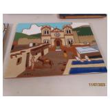 (5) SouthWest asst Trivets 6"/8" Marked/Signed