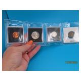 (3) Silver 64Dime, Quarter, Nickel (1)1956d Cent