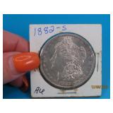 1882s Morgan Silver Dollar Coin
