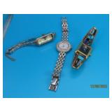 Womens Wrist Watches (one sterling band) asst