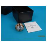 New vtg ADRIENNE Tiger Stripe CZ Bling sz6 Ring