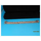 Turkish Sterling MeshWeave 7.5" Bracelet 37g