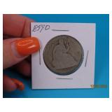 1859o Seated Liberty Half Dollar US Coin