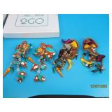 2prs vtg LUNCH AT RITZ Rabbit & Shoe Earrings