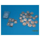 33grams of Silver Ingots & Bars asst lot