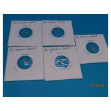 (5) 1/10gram .999 Solid Gold Bars Ingots