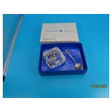 boxed c1950s Sterling Spoon Salt Dip boxed