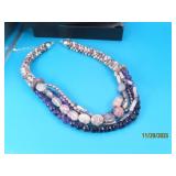 new JAY KING Amethyst Stone MultiStrand Necklace