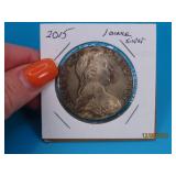 2015 1oz Silver Ingot Coin (old coin look)