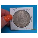 1885 Morgan MS Silver US Dollar Coin