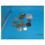 Lot random Tokens & Coins Military~Casino~Pennies