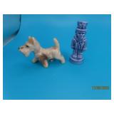 (2) WADE England 3" Dog&BlueMan Figures