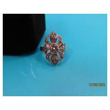 Sterling SparkleFront sz5.5 Ring 3.5g