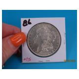 1886s Morgan MS Silver US Dollar Coin