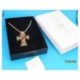 New CROSS multistone Necklace Pendant ADRIENNE