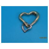 Heart in Heart 2" Pin GF? Ster? 24g