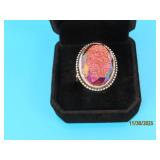 Colleen Lopez Titanium Drury Quartz sz6.5 Ring 13g