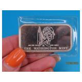 1oz Silver Ingot Bar WASHINGTON MINT