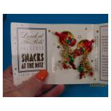 new vintage HOT SAUCE Chili Pepper Earrings RITZ