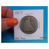 1861s Seated Liberty Half Dollar US Coin