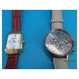 (2) Ladies FOSSIL MoP & MVMT Wrist Watches