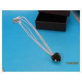 Sterling sgd 18" MultiStrand Necklace HEART 26g