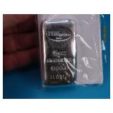 Solid 5oz Silver Ingot Bar ITALIAN MINT