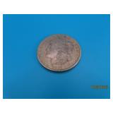1921 Morgan US Silver Dollar Coin *sticker back*