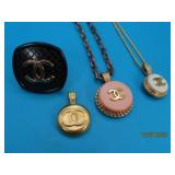 4pcs Chanel Look "Similar Logo" Fashion Jewelry