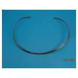 Classic Sterling Silver 1pc Choker Necklace 11g