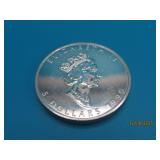 1990 1oz Silver Ingold (5 dollar Canadian)