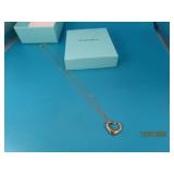 18kt Gold TIFFANY & CO Peretti Open Heart SET 4.3g