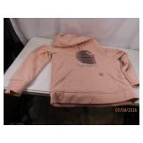 Womens MD 8/10 Pink CARHARTT Hoodie Sweatshirt