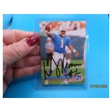 autographed WARREN MOON Oilers Football Card