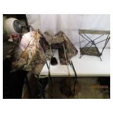 2pcs Hunting Camo Compact Stool & Bling