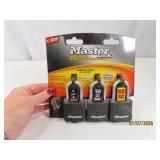 New 3pack MASTER MAGNUM Padlocks