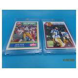 (2) autographed JACK HAM Steelers Football Cards