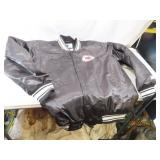 vtg Starter KC CHIEFS mensXXL Slick Buttton Coat