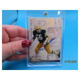 autographed RAY NITSCHKE Packers Football Card