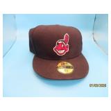 LikeNew CLEVELAND INDIANS szz 7 7/8 Hat NewEra