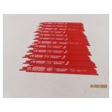 (12) New DIABLO 9" BiMetal Cutting Sawzall Blades
