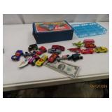 vintage c1970s (16) MatchBox Cars in Case