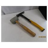 (2items) DeWalt 17 Pro Hammer + VAUGHN Mallet Hamr