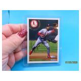 autographed OZZIE SMITH Cardinals Baseball Card